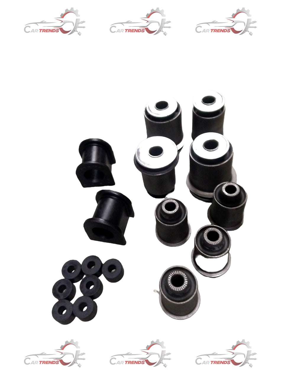 AUTOKOI front suspension bush kit KRPF14141 showing rubber bush components for vehicle suspension repair.