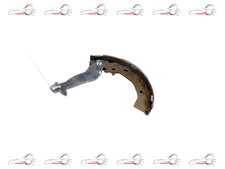 Autokoi brake pads and shoe KBPF17318 for automotive braking system, showing the black brake components and hardware.