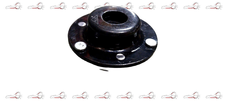 AUTOKOI front strut mount KRPF14226 shown in close-up, black automotive suspension component with metal and rubber parts.
