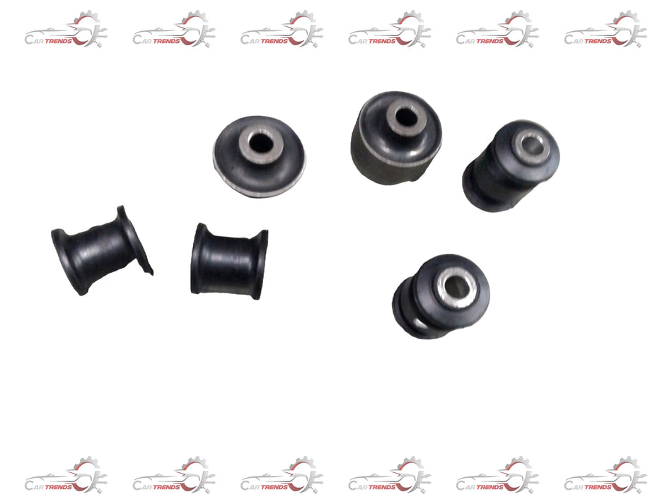 AUTOKOI Front Suspension Bush Kit KRPF14026 showing black rubber bushings and metal components for vehicle suspension repair.
