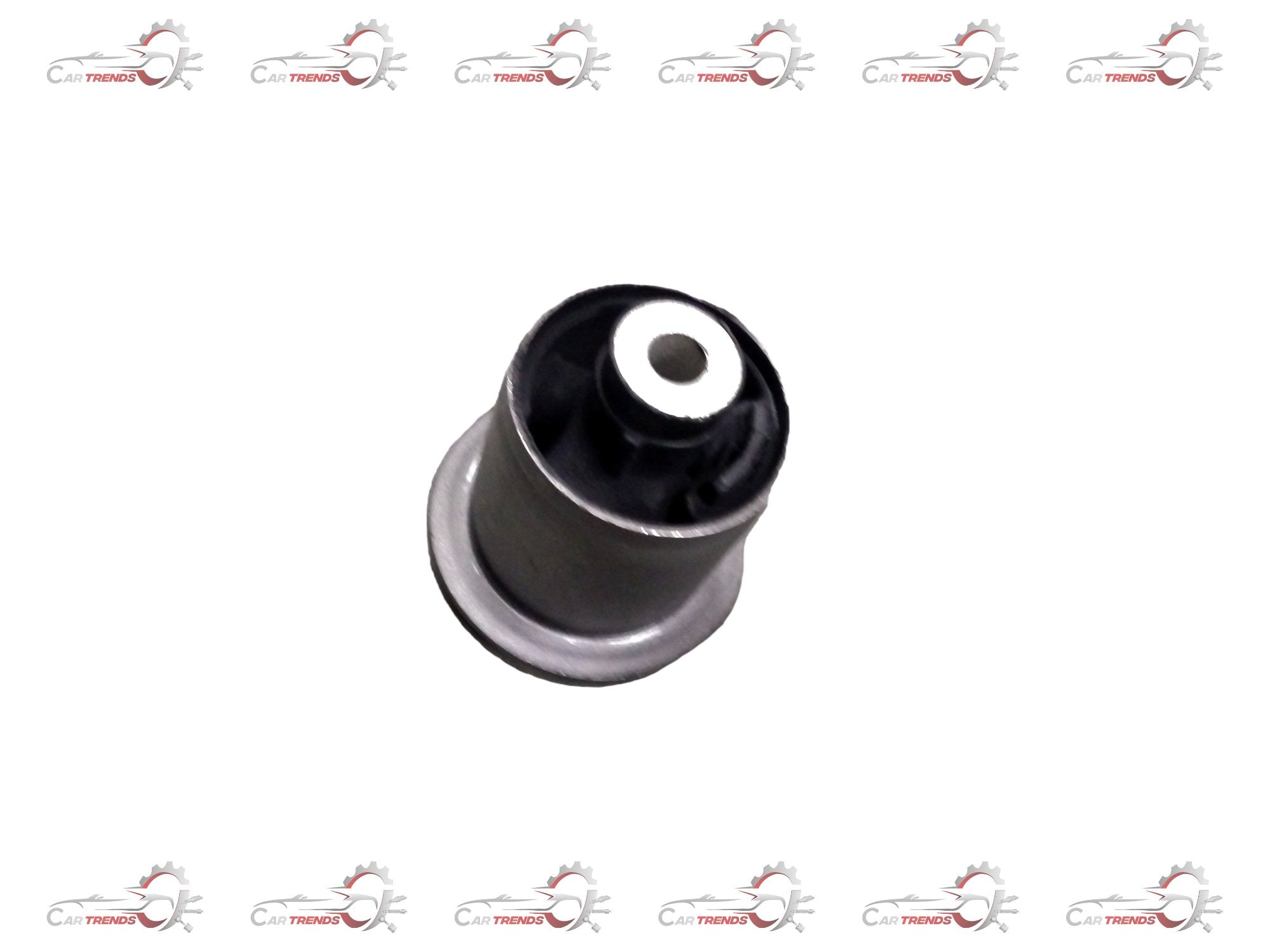 AUTOKOI trailing arm bush KRPF14617 shown in a close-up image, highlighting the rubber and metal components for vehicle suspension.