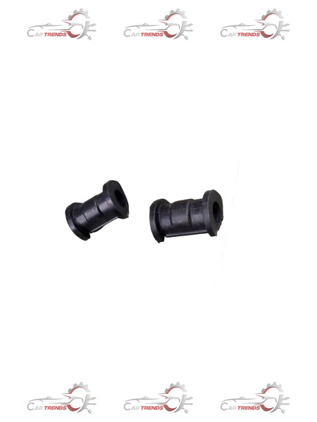 AUTOKOI Fr. Stabilizer Bar Bush KRPF14010 installed on vehicle suspension, close-up view of rubber bushing and metal mount.