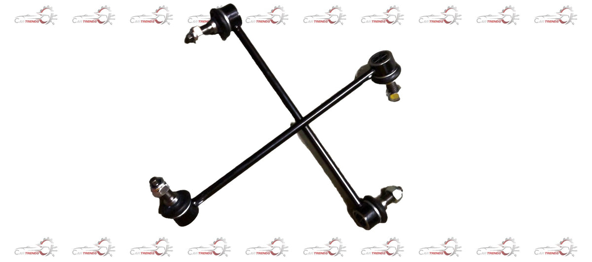 AUTOKOI front stabilizer link set KHMF2049 with metal components and rubber bushings, showing the assembled stabilizer links for vehicle suspension.