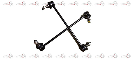AUTOKOI front stabilizer link set KHMF2049 with metal components and rubber bushings, showing the assembled stabilizer links for vehicle suspension.