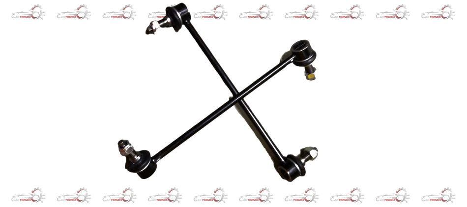AUTOKOI front stabilizer link set KHMF2049 with metal components and rubber bushings, showing the assembled stabilizer links for vehicle suspension.