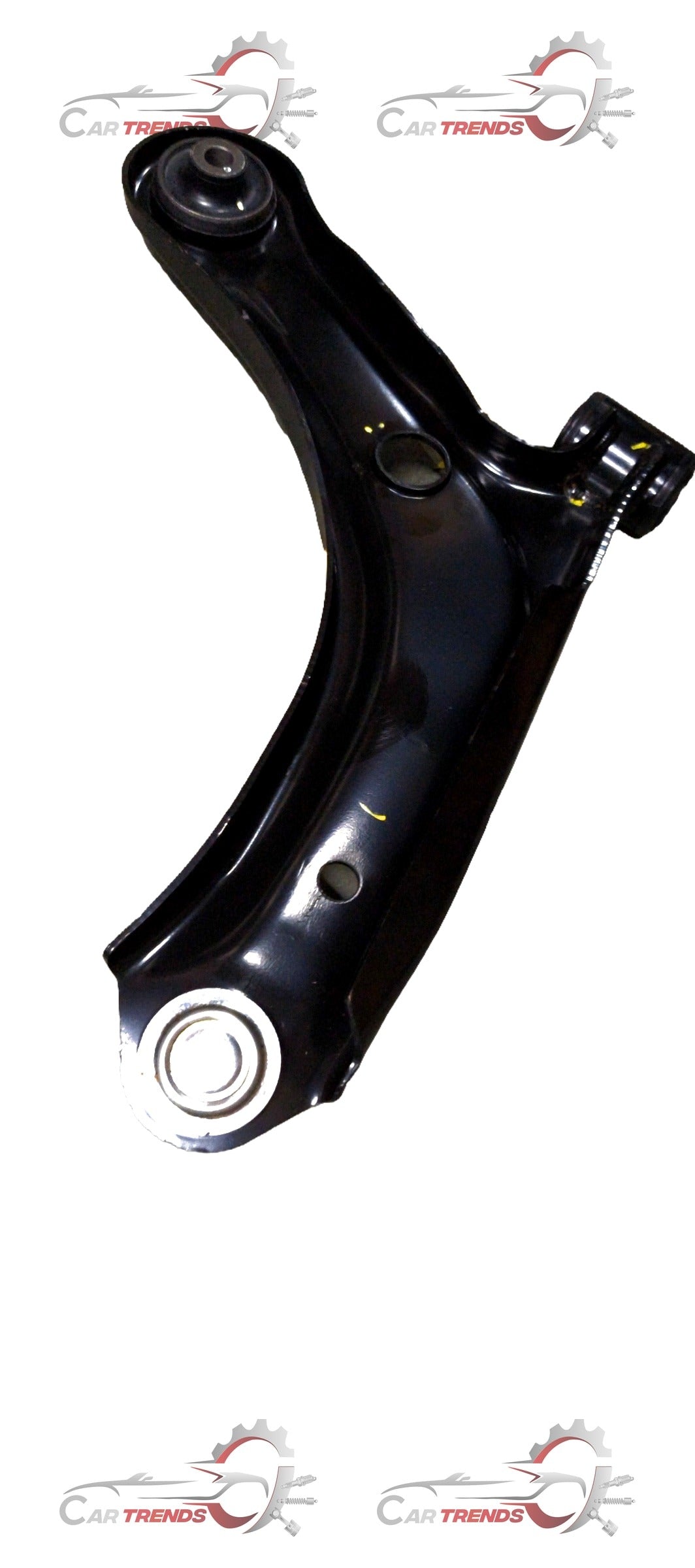 Pair of AUTOKOI KMSF1094 Chimta Brezza auto parts in silver with detailed metal construction, shown in a close-up view.