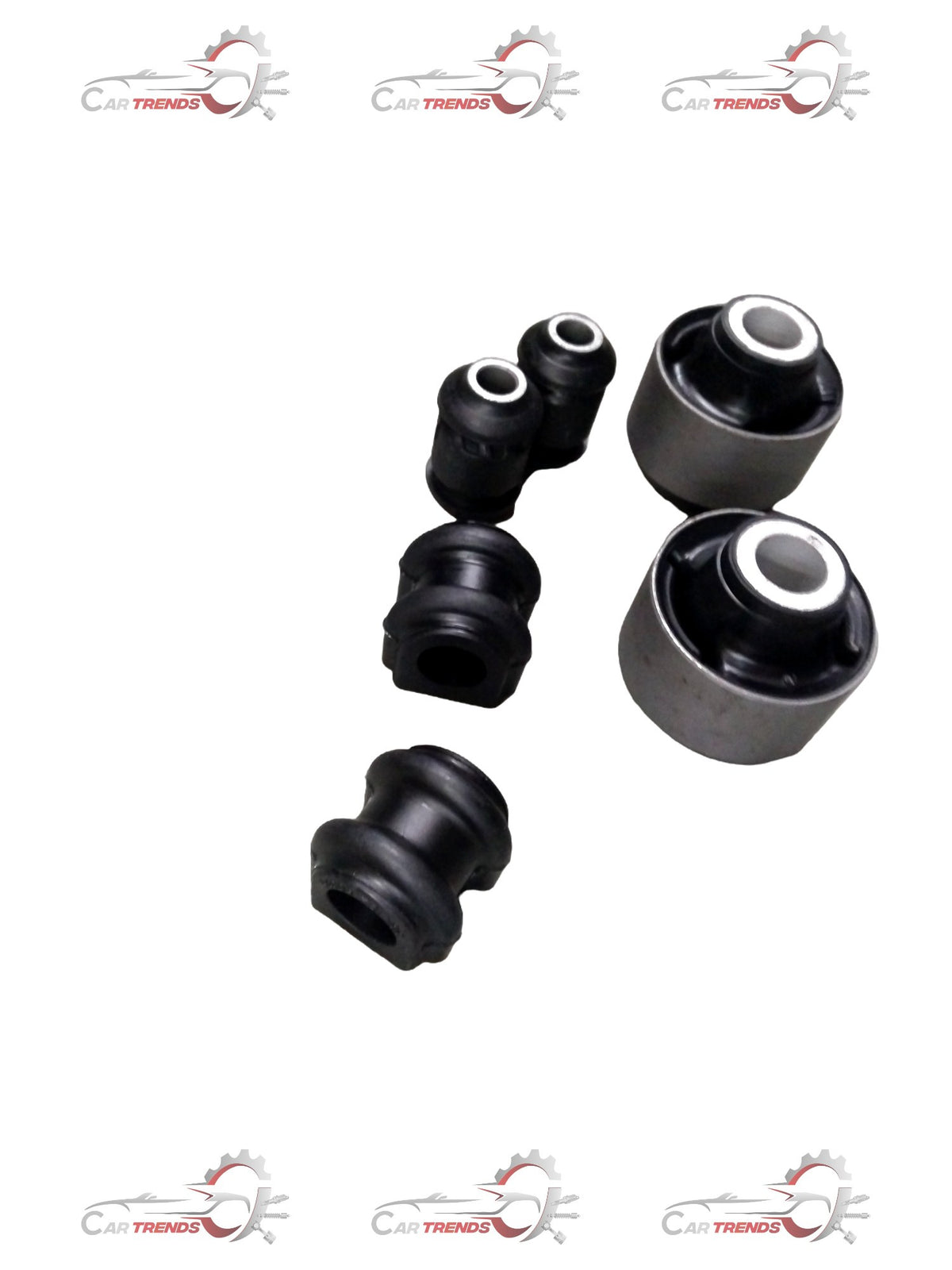 AUTOKOI Front Suspension Bush Kit KRPF14638 showing rubber bushings and metal components for vehicle suspension repair