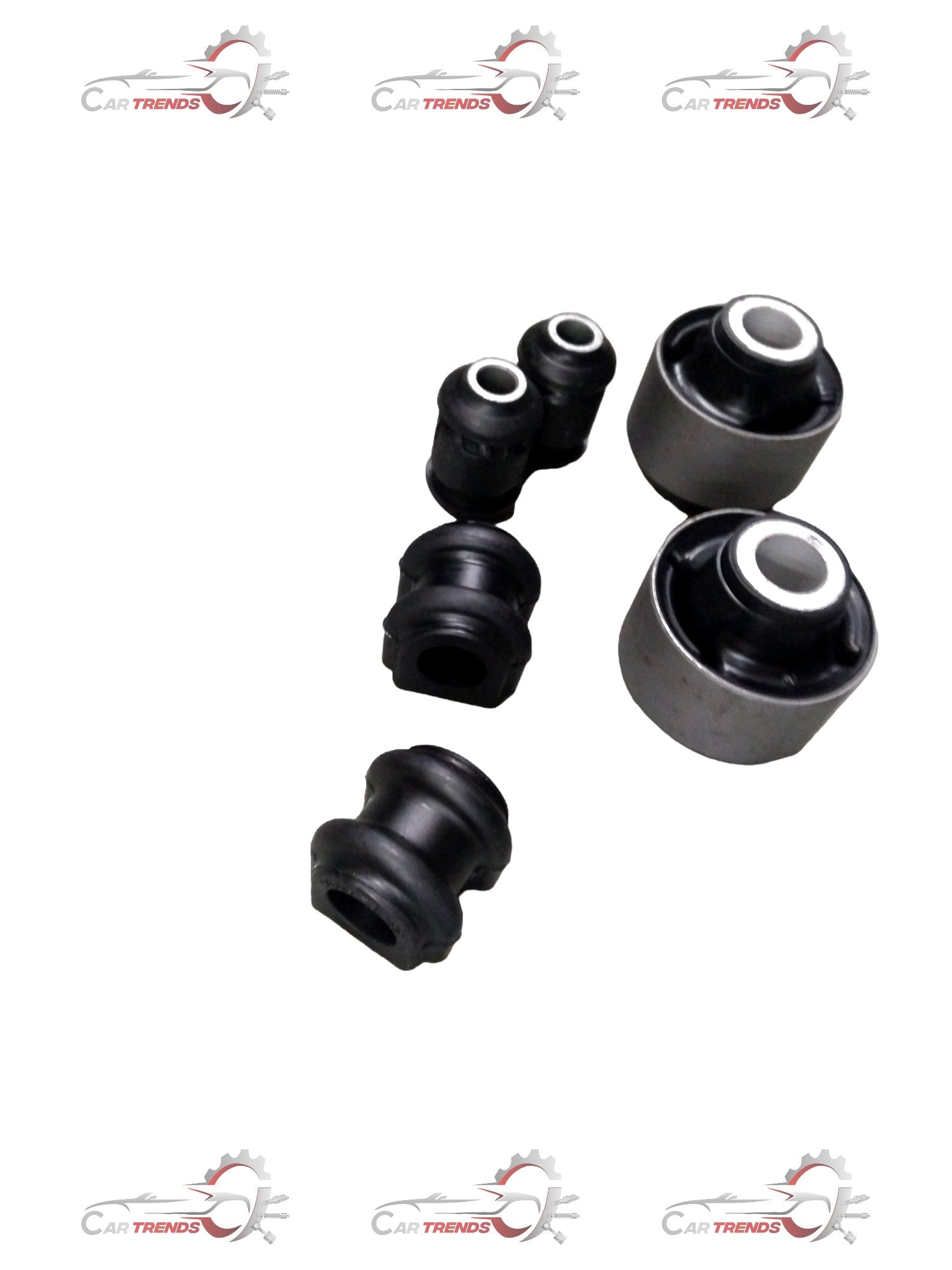 AUTOKOI Front Suspension Bush Kit KRPF14638 showing rubber bushings and metal components for vehicle suspension repair