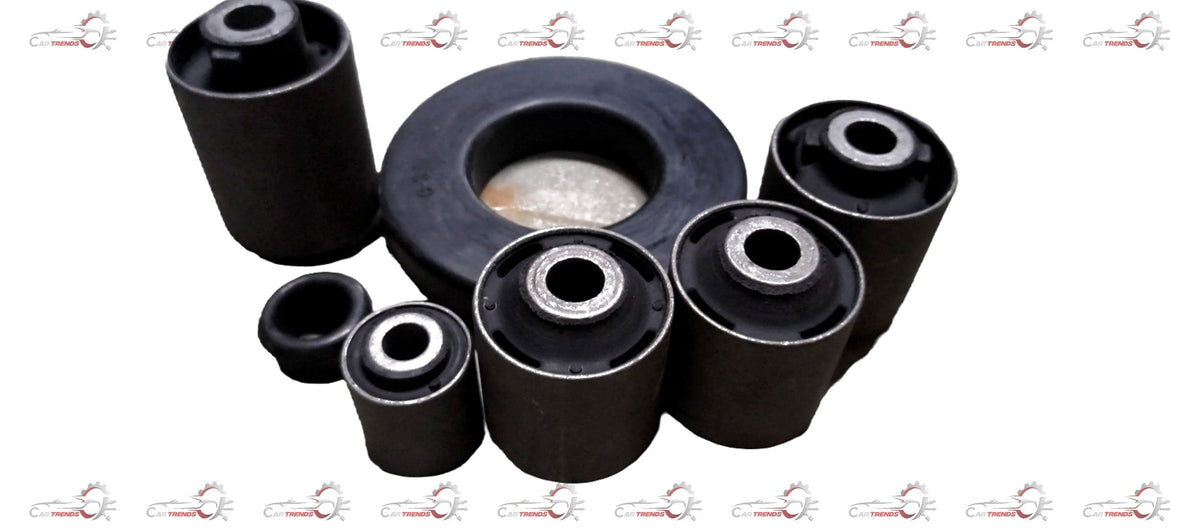 AUTOKOI Rear Suspension Bush Kit KRPF14142 with multiple black rubber bushings for vehicle suspension repair.