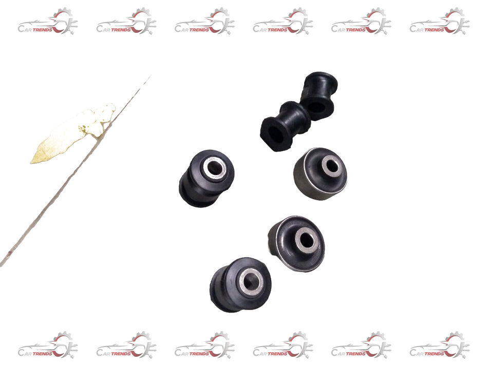 AUTOKOI front suspension bush kit KRPF14026 showing rubber bushings and metal components for vehicle suspension repair