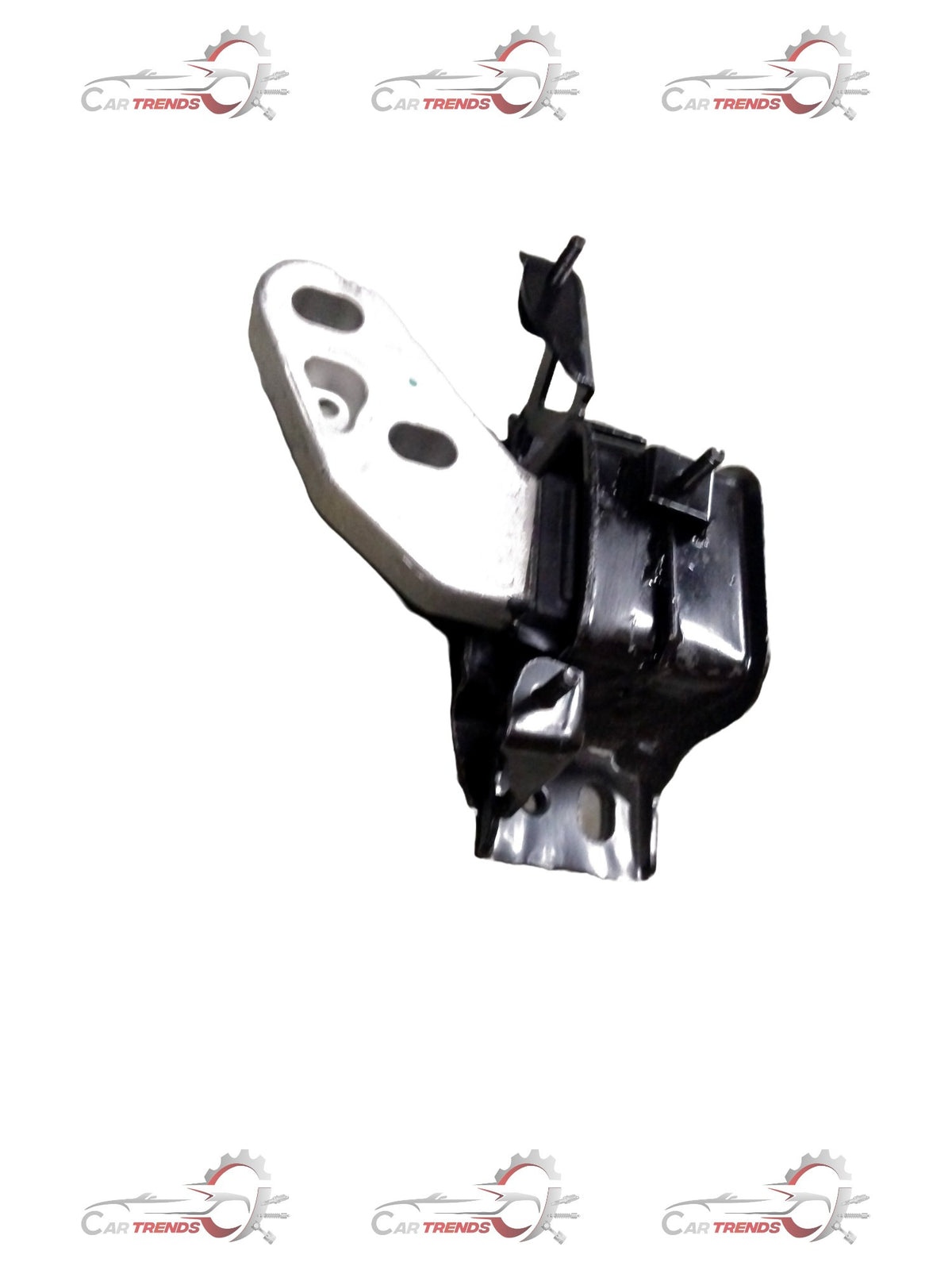Autokoi Ford EcoSport engine mounting bracket assembly showing metal bracket with mounting points and bolts.