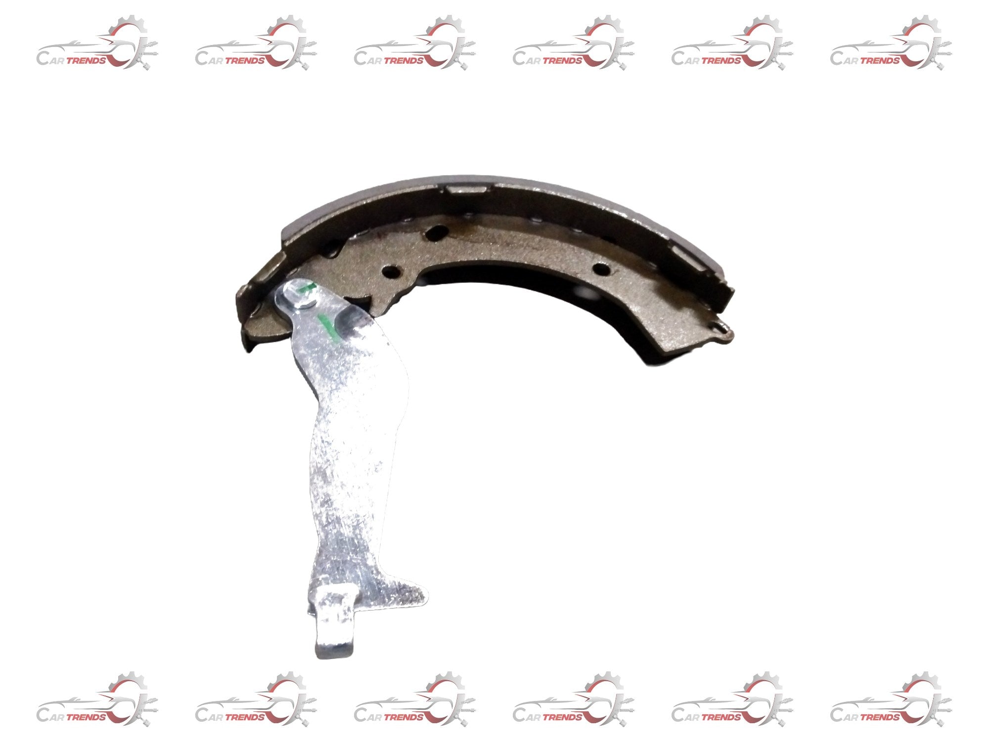 AUTOKOI brake pads and shoe KBPF17318, showing the durable brake component with metal backing and friction material for vehicle braking.