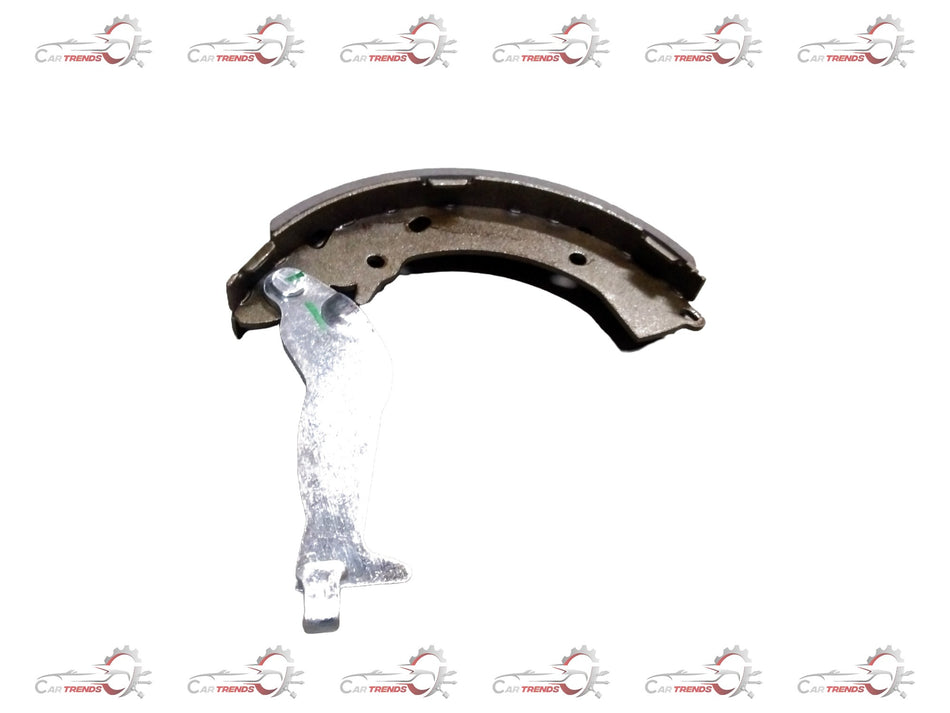 AUTOKOI brake pads and shoe KBPF17318, showing the durable brake component with metal backing and friction material for vehicle braking.