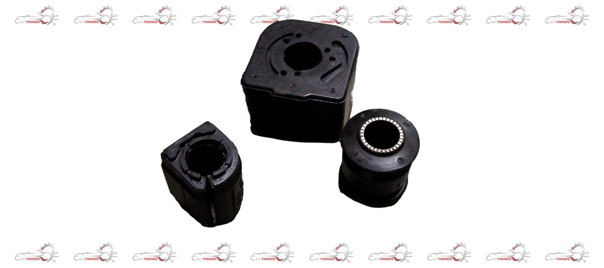 AUTOKOI Front Bushing Kit KRPF14162 showing automotive bushings and metal components on a white background.