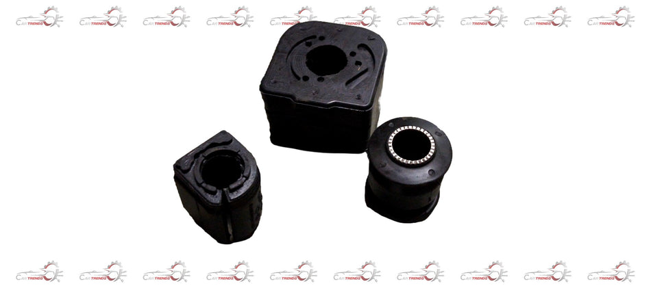 AUTOKOI Front Bushing Kit KRPF14162 showing automotive bushings and metal components on a white background.