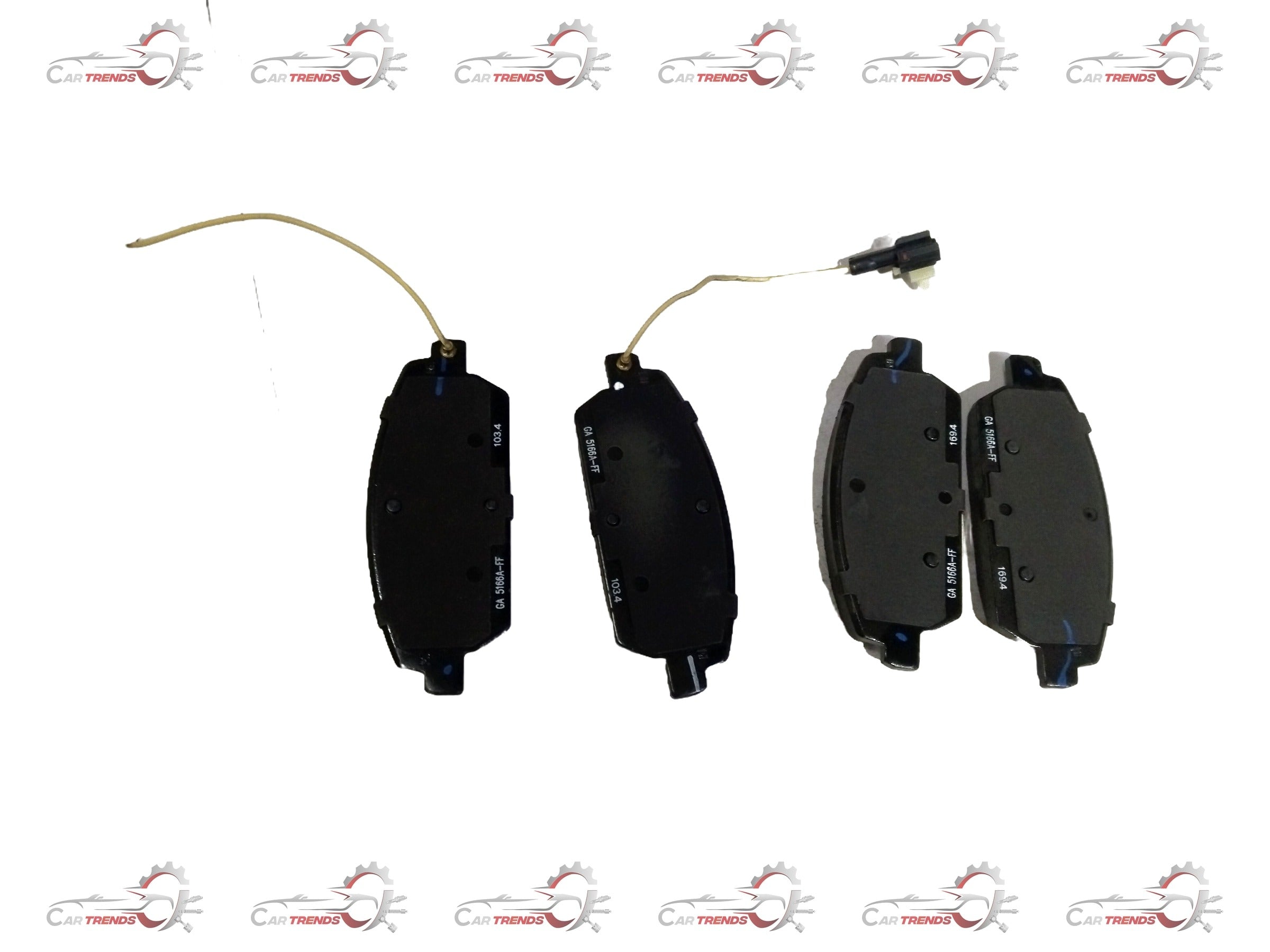 MAHINDRA BRAKE PAD FRONT 0601AAA0021KT 0601AAA0021KT - Front view