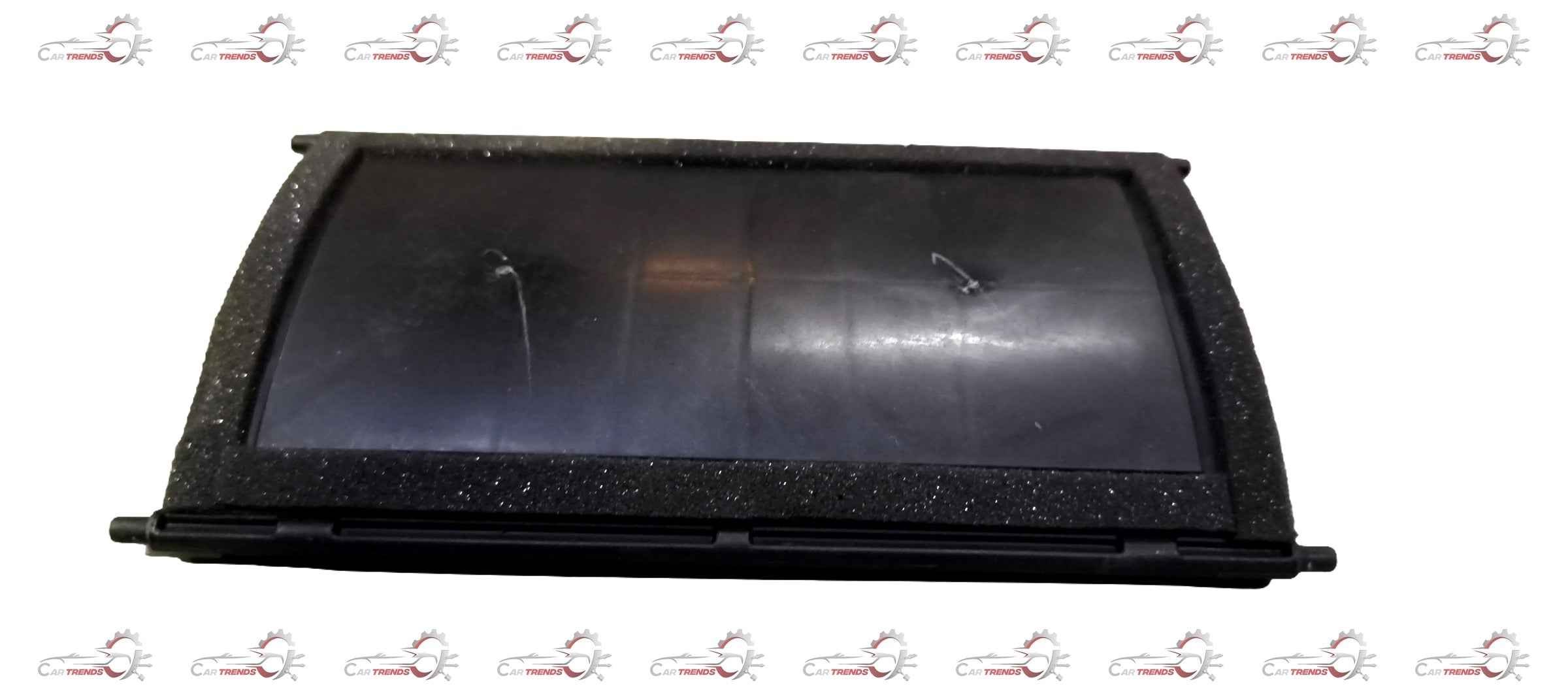 Nissan Micra door body mix part, showing the black exterior with visible door handle and window frame.