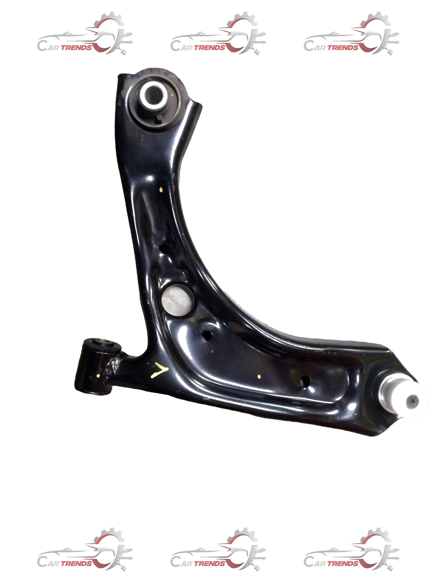AUTOKOI Track Control Arm Assembly LH for vehicle, showing metal arm with mounting points and bushings.