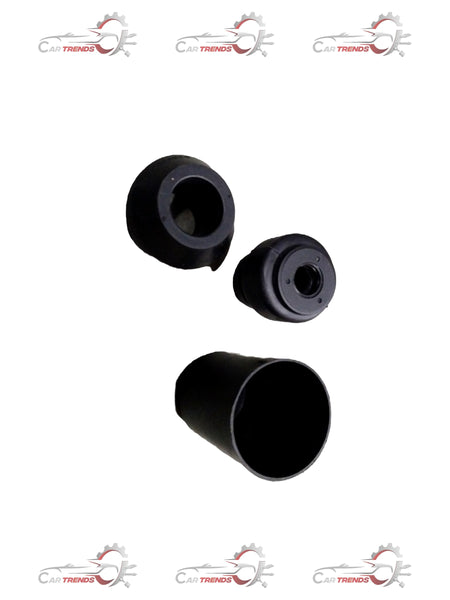 AUTOKOI rubber strut kit with bearing, showing assembled components and black rubber parts in a clean automotive setting.