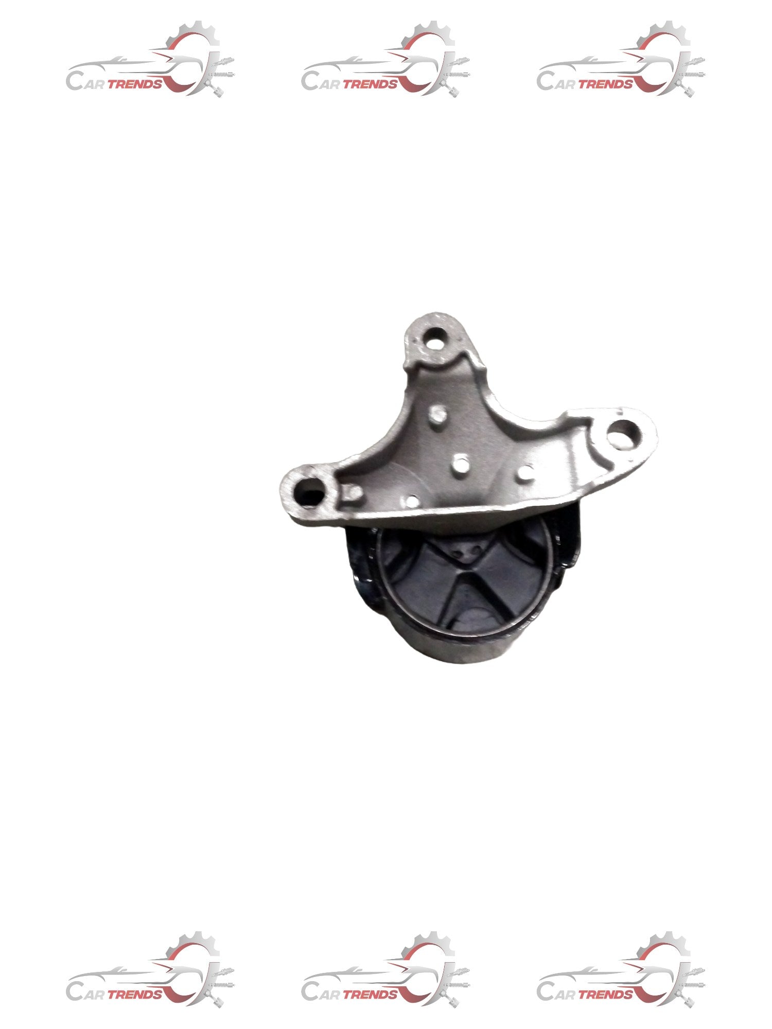 AUTOKOI RH engine mounting bracket assembly for KRPF14543 vehicle, showing metal bracket with mounting points and rubber insulator.