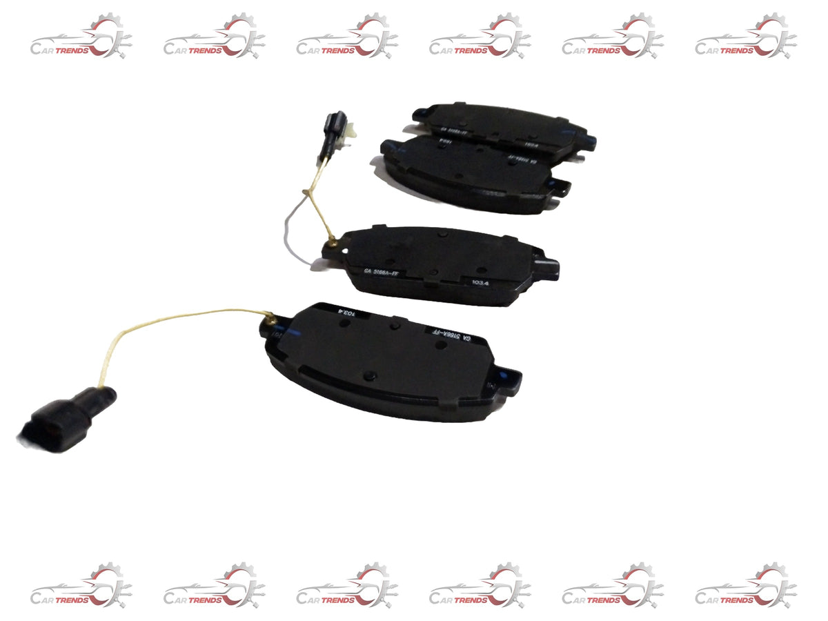 MAHINDRA BRAKE PAD FRONT 0601AAA0021KT 0601AAA0021KT - Back view