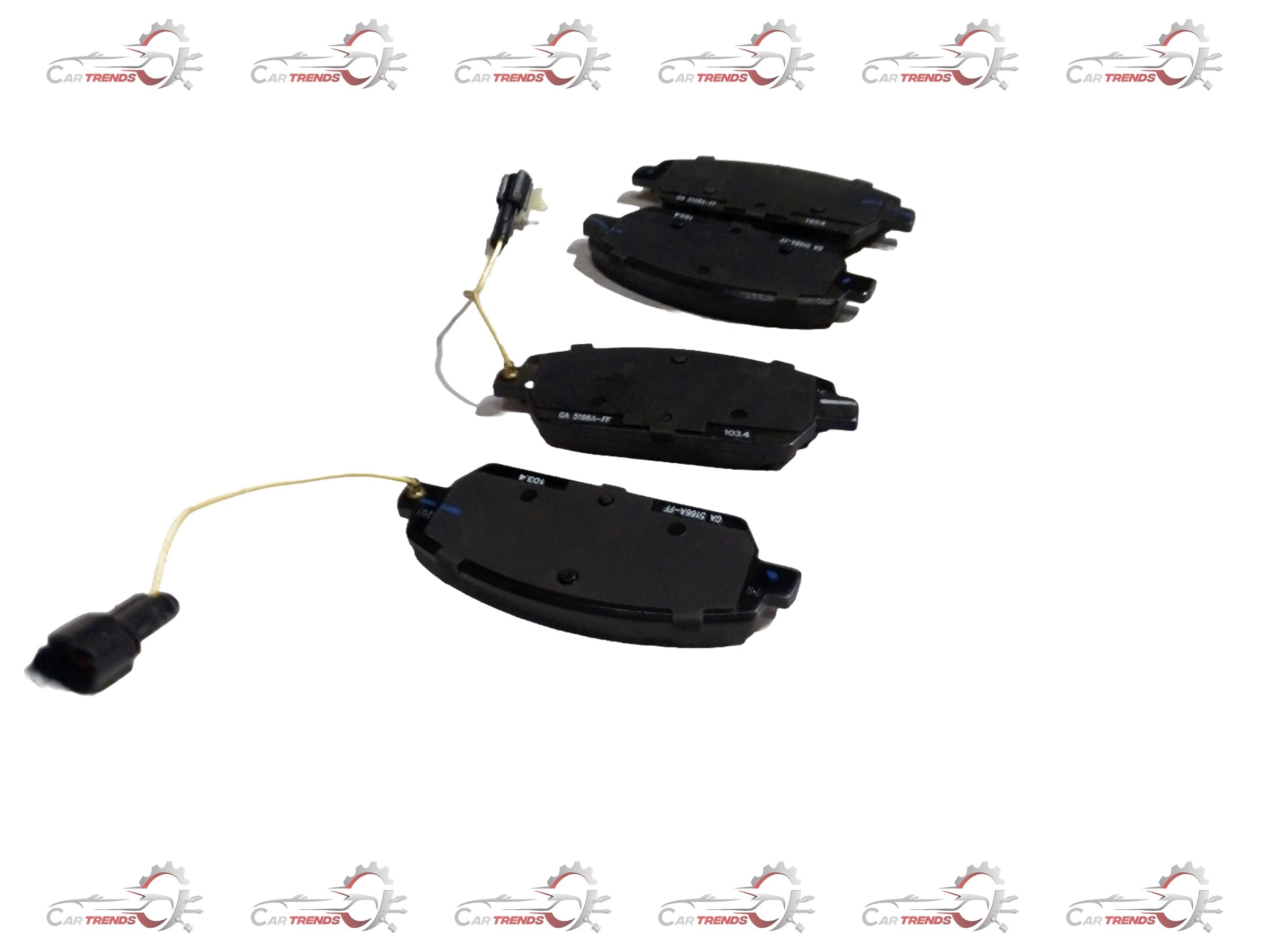 MAHINDRA BRAKE PAD FRONT 0601AAA0021KT 0601AAA0021KT - Back view