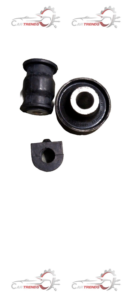 AUTOKOI front suspension bush kit for 2019 KRPF14317, showing black rubber bushings and metal mounting components.