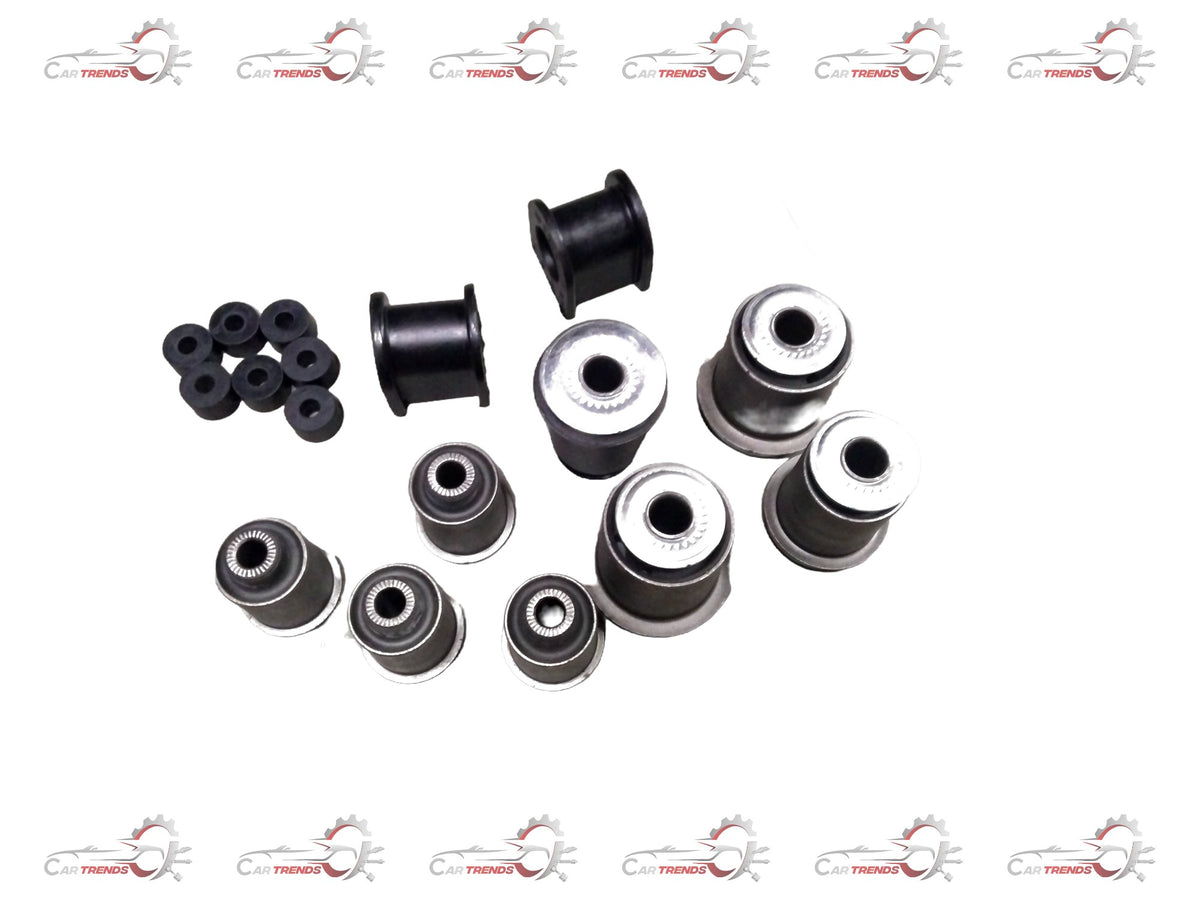 AUTOKOI front suspension bush kit KRPF14141 showing multiple rubber bushings for vehicle suspension repair.