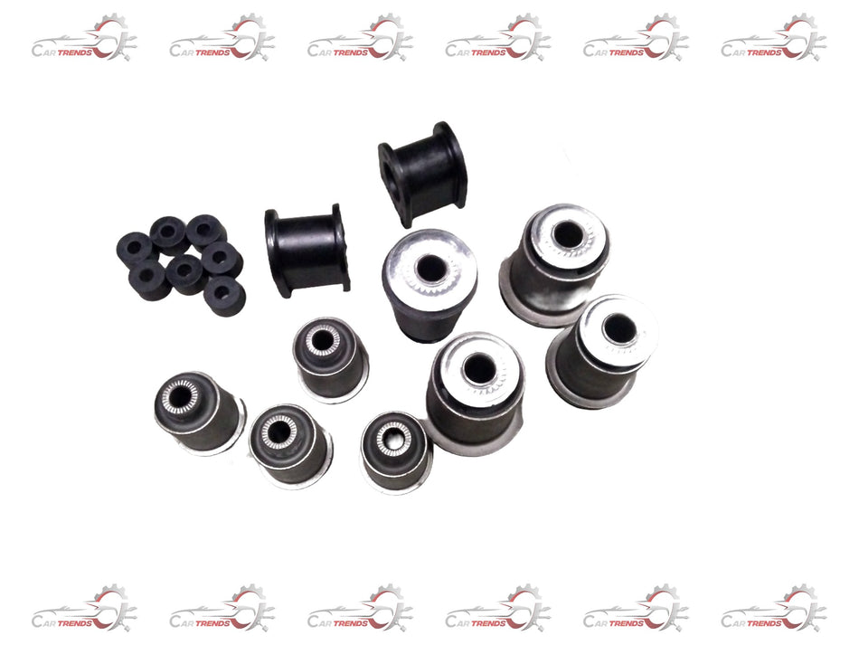 AUTOKOI front suspension bush kit KRPF14141 showing multiple rubber bushings for vehicle suspension repair.
