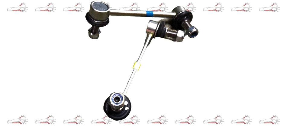 AUTOKOI front stabilizer link assembly pair, automotive suspension component with metal links and rubber bushings, part KMMF3011