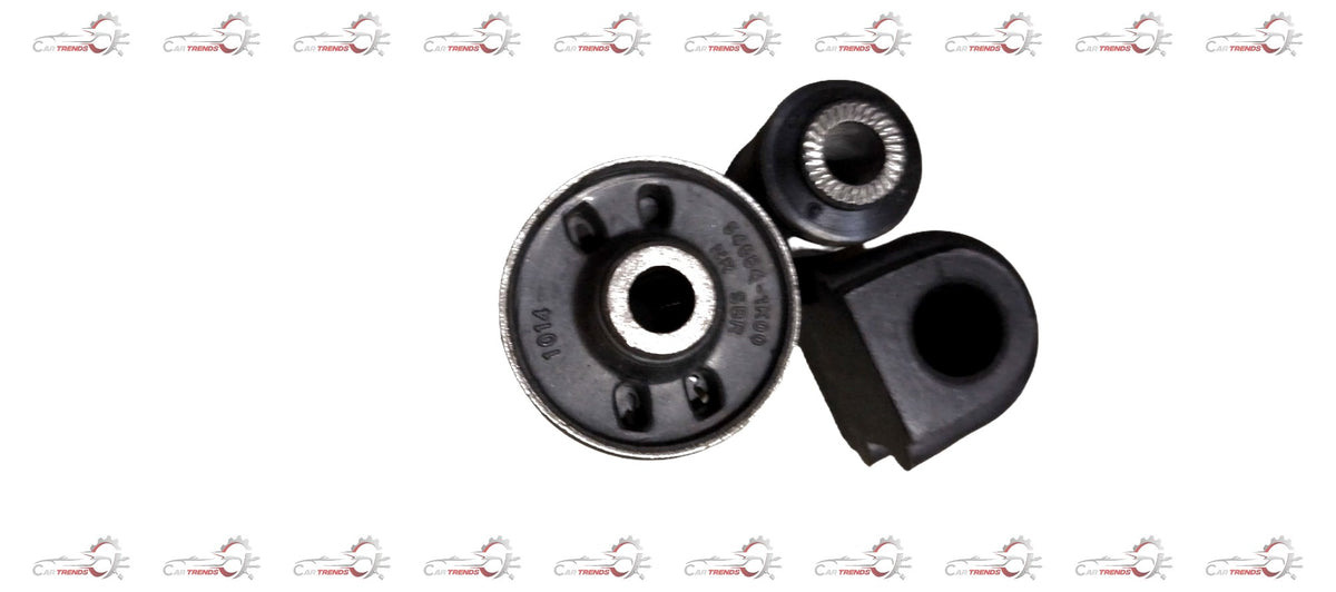 AUTOKOI Front Suspension Bush Kit KRPF14050 showing black rubber bushings and metal components for vehicle suspension replacement