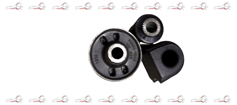 AUTOKOI Front Suspension Bush Kit KRPF14050 showing black rubber bushings and metal components for vehicle suspension replacement