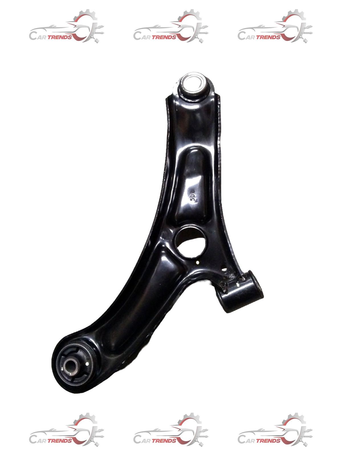 Pair of AUTOKOI Track Control Arm Assy for vehicle suspension, shown in a clear photo with metal components and mounting points.