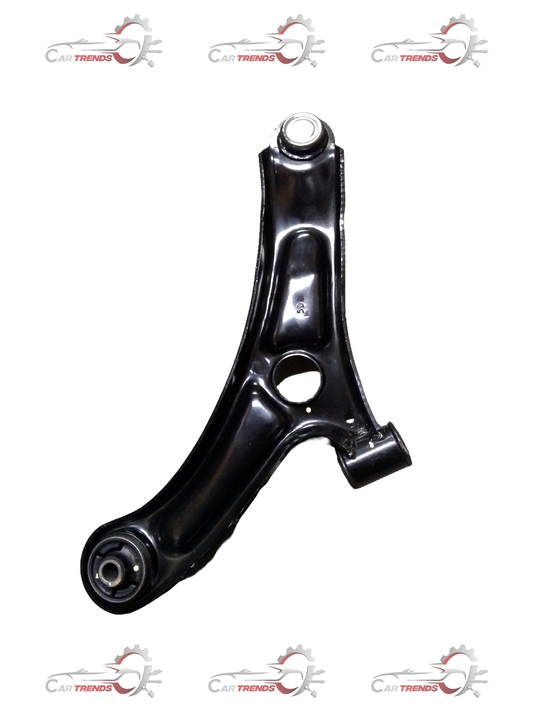 Pair of AUTOKOI Track Control Arm Assy for vehicle suspension, shown in a clear photo with metal components and mounting points.
