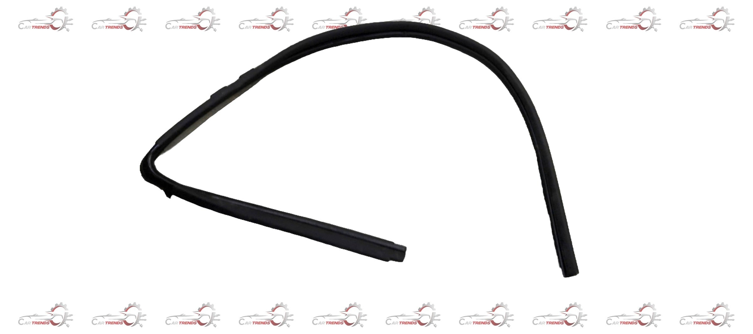 Nissan Datsun Go rear right RUN channel replacement part, showing the metal and rubber components for vehicle rear window sealing.