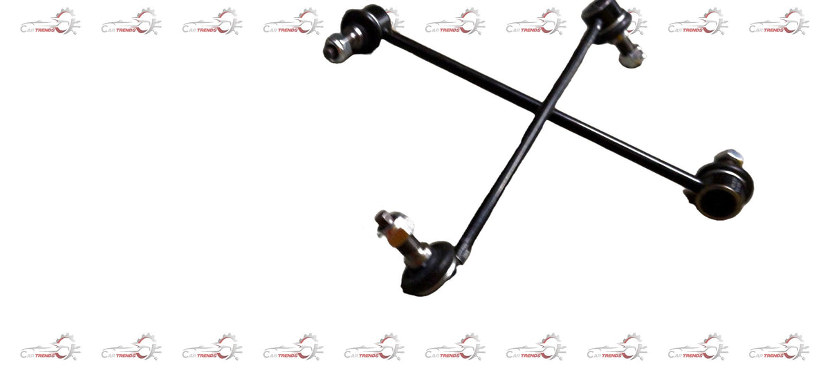 AUTOKOI front stabilizer link set, auto part for vehicle stability, shown in the image with metal components and mounting points.