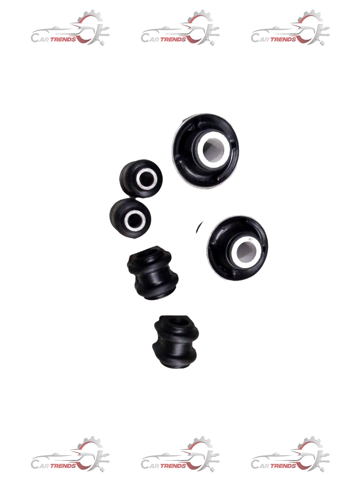 AUTOKOI Front Suspension Bush Kit KRPF14638 showing rubber bushings and metal components for vehicle suspension repair