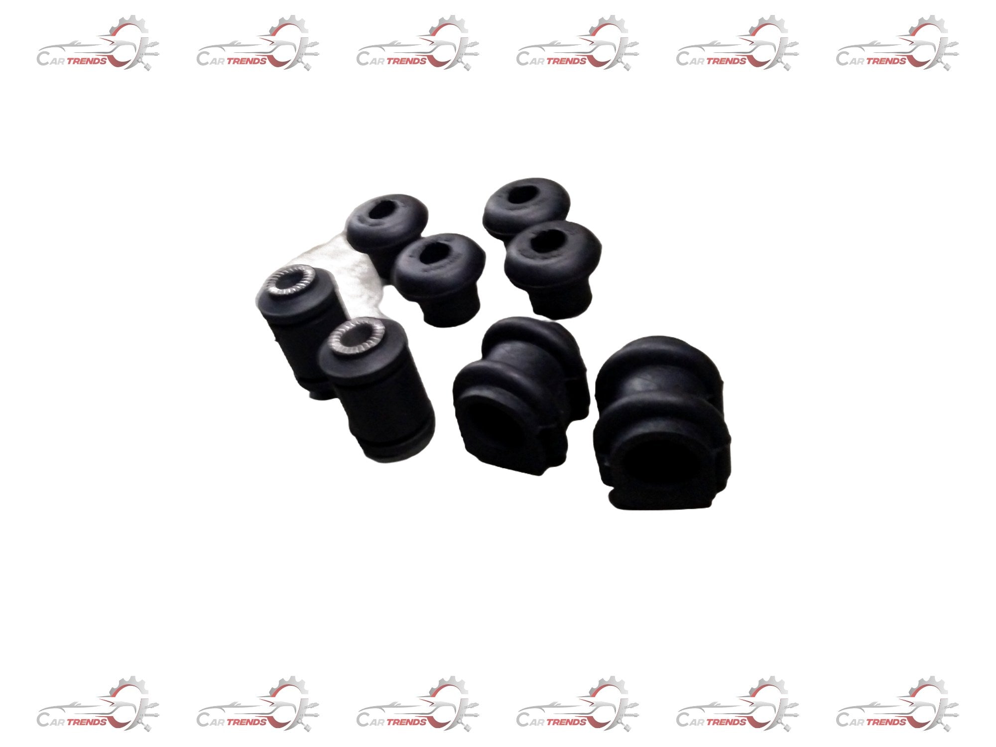 AUTOKOI Front Suspension Bushing Kit KRPF14064 with multiple bushings and metal components for vehicle suspension repair.