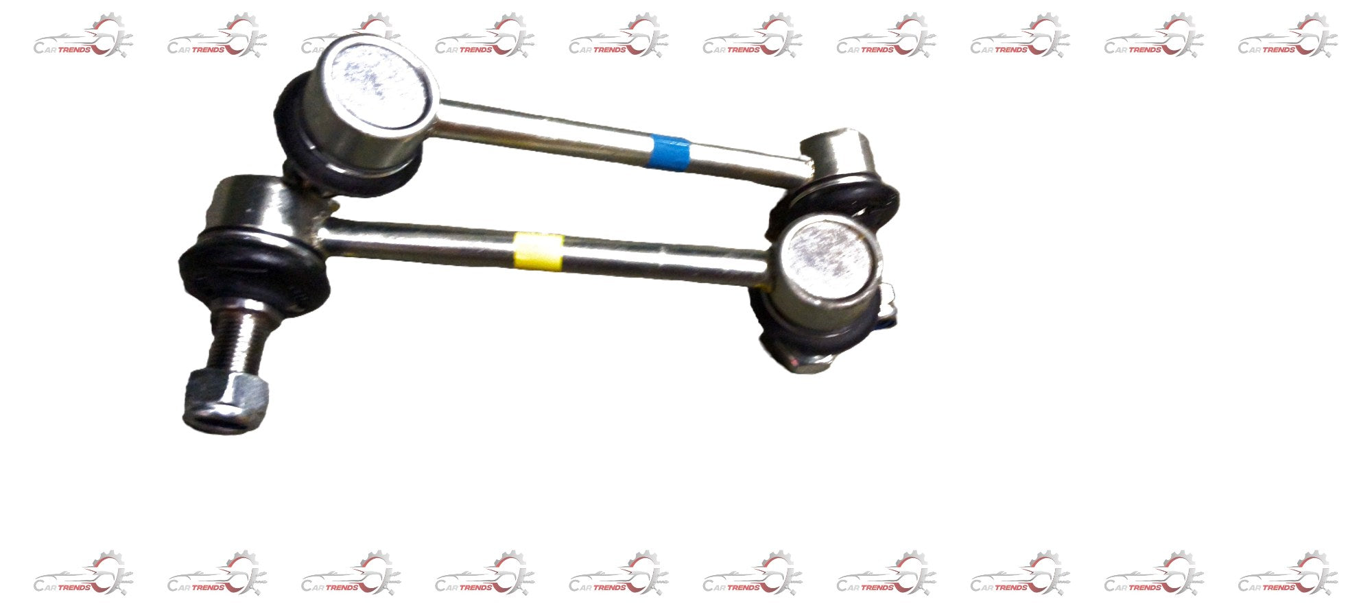 Pair of AUTOKOI front stabilizer link assemblies, showing metal components with rubber bushings on a clean background.