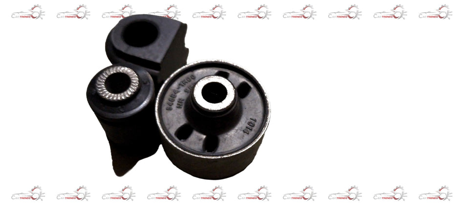 AUTOKOI Front Suspension Bush Kit KRPF14050 showing black rubber bushings and metal components on a white background