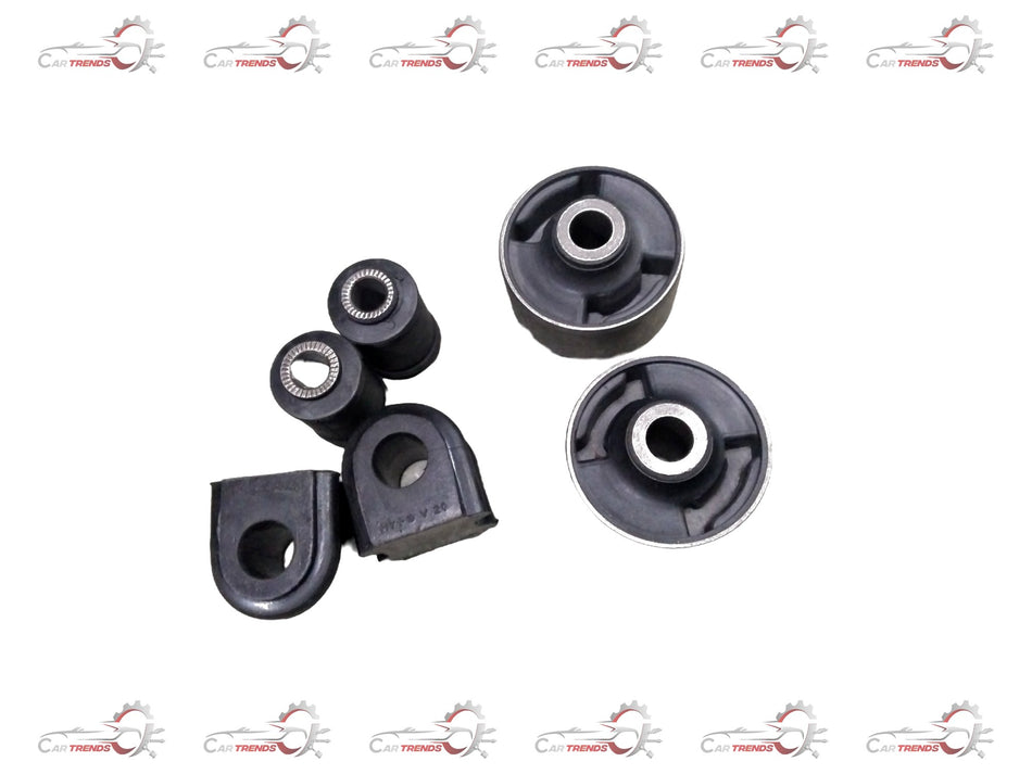 AUTOKOI front suspension bushing kit, KRPF14058, showing multiple rubber bushings and metal components for vehicle suspension repair