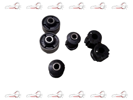 AUTOKOI front suspension bush kit for 2012 KRPF14022, showing black rubber bush components on a white background.