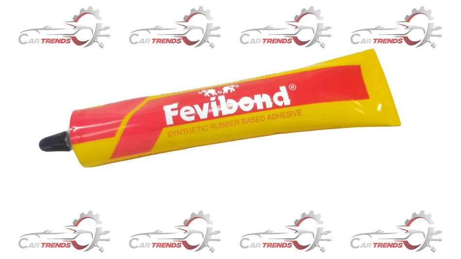 Fevibond tube 90 ml from Pidilite, adhesive tube with black and white packaging, used for bonding and repairs