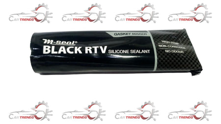 PIDILITE M SEAL Black RTV sealant in 85g tube, flexible and durable for sealing and gasketing applications.