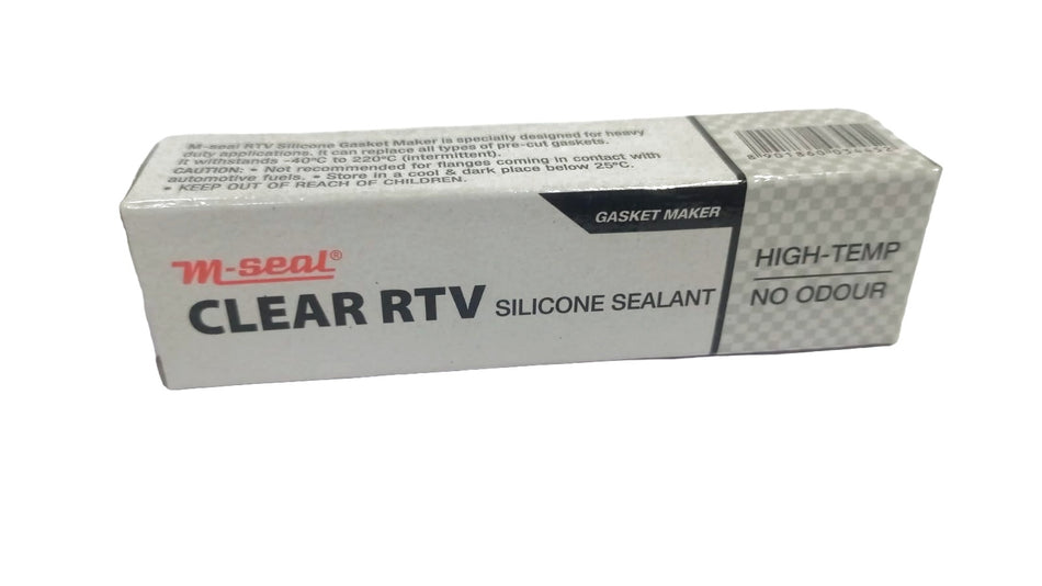 PIDILITE M SEAL Clear RTV sealant in 10 GM tube, used for waterproofing and sealing applications