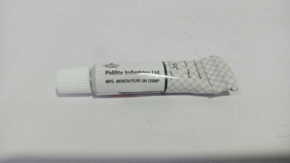PIDILITE M SEAL CLEAR RTV sealant, 15g, auto in-house use, flexible and waterproof for sealing and bonding applications.