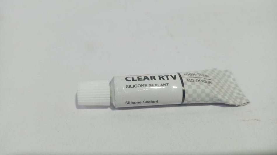 PIDILITE M SEAL Clear RTV sealant in 15g tube, suitable for auto and in-house repairs, shown in the image.