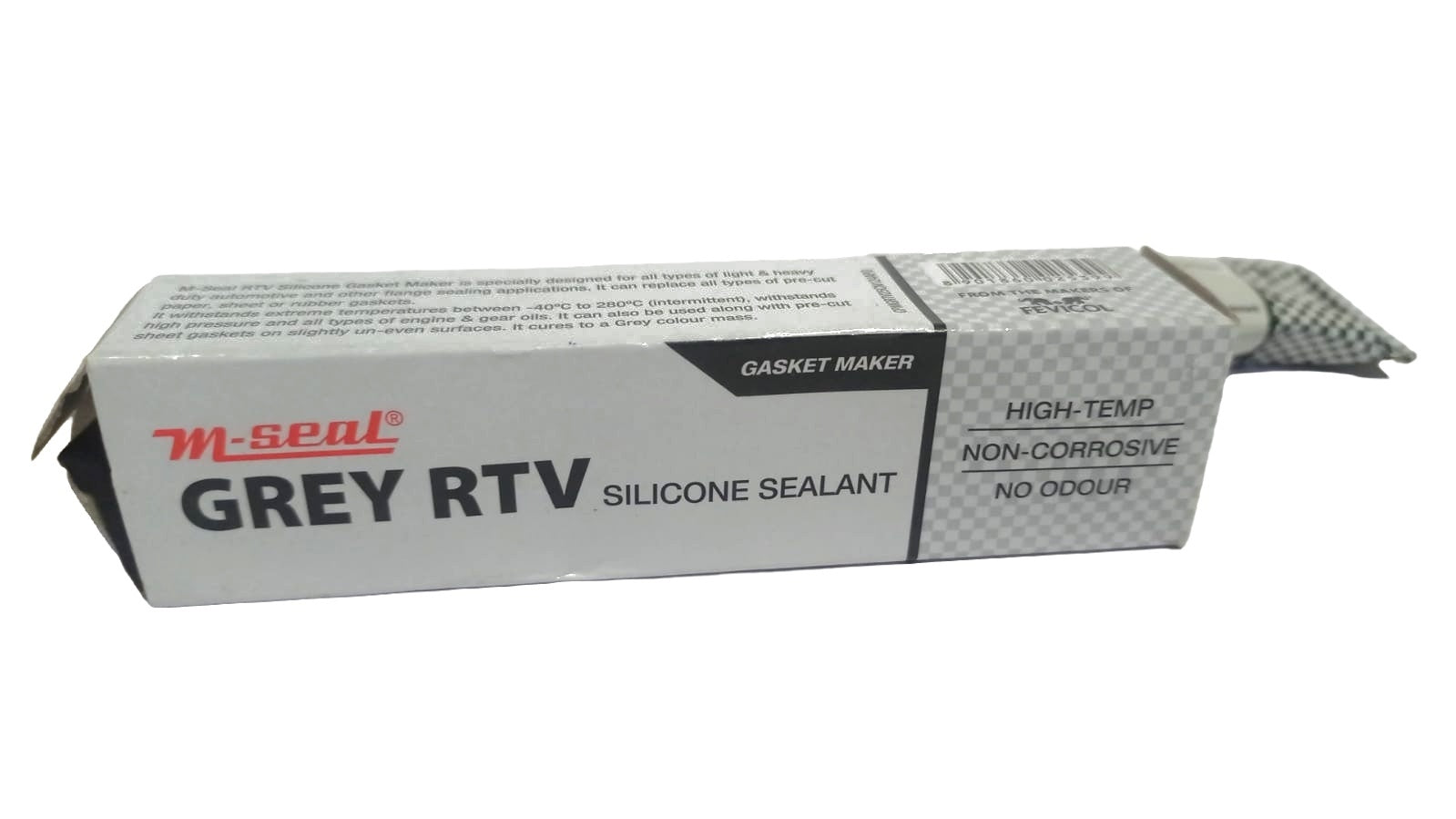Pidilite M Seal Grey RTV Gasket Maker 25 GM tube, versatile sealant for automotive and household gasket applications.