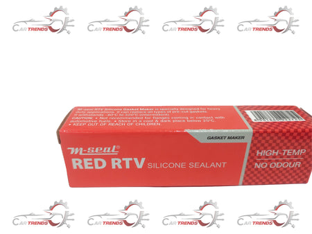 Red RTV sealant tube by Pidilite M SEAL FFL813701500200, showing the product packaging and branding.