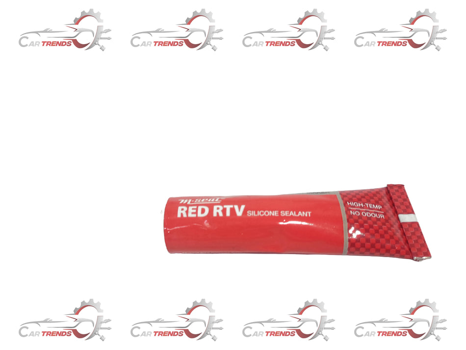 Red RTV sealant tube from PIDILITE M SEAL RTV FFL813701500200, showing the product label and packaging.